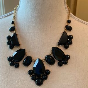 Kate Spade gold/black statement necklace